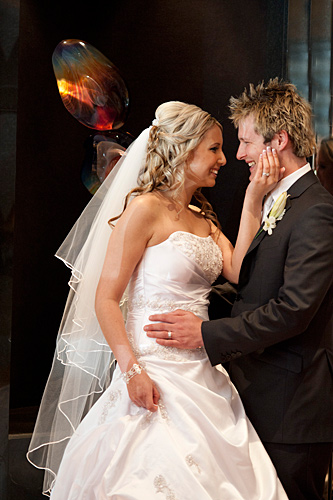 Wedding Photography Melbourne Park Hyatt Hotel Lobby. Wedding Photographers Melbourne took this photo of newlyweds at the Park Hyatt Hotel